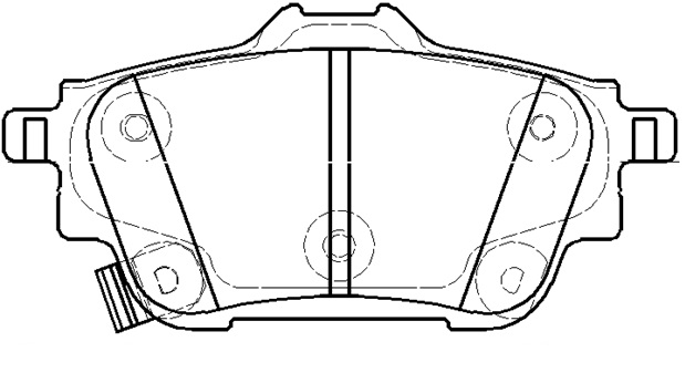 Sada brzdových platničiek kotúčovej brzdy KAWE
